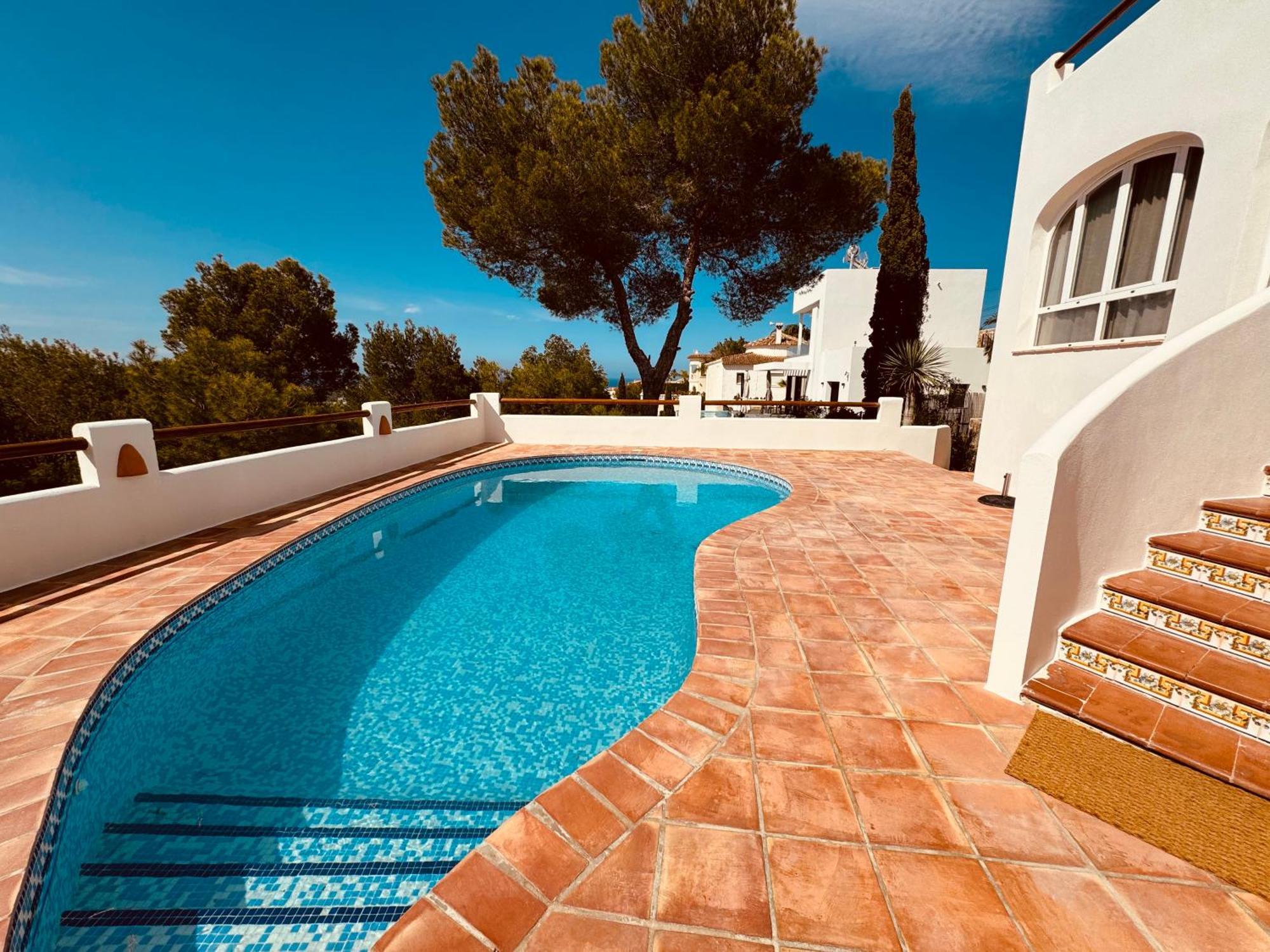 Ibiza Dream Villa Denia, Seaview, Pool, Bbq, Airco, Wifi Экстерьер фото